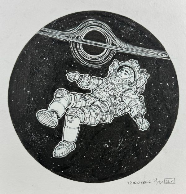Inktober 2023 Juni - Trou noir