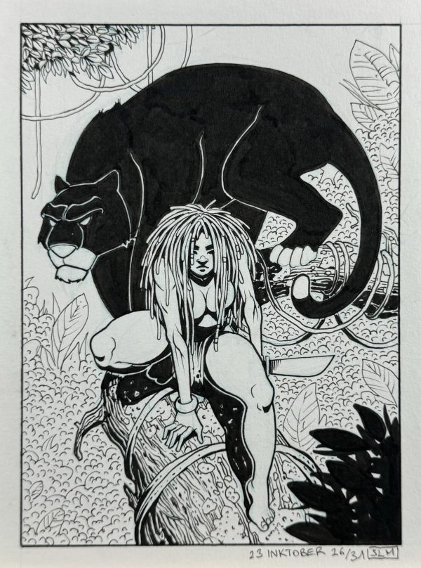 Inktober 2023 Juni - Jungle