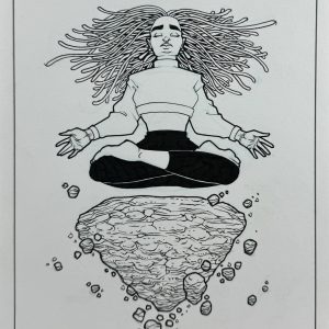 Inktober 2023 Juni – Méditation
