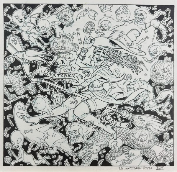 Inktober 2023 Juni - Halloween